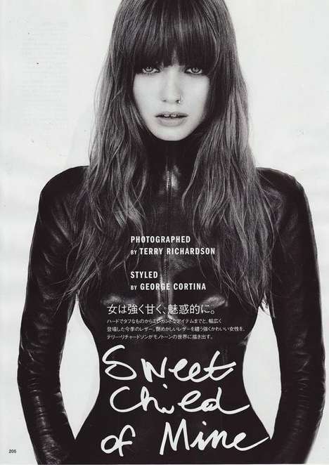 Chic Heavy Bangs