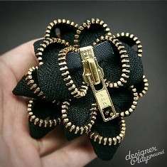 Zippered Brooches