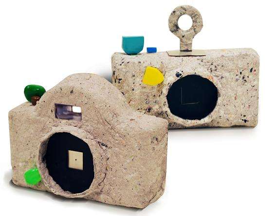 Recycled Paper Cameras