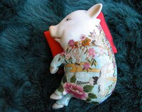 Adopt a ceramic sleeping pig Image 3