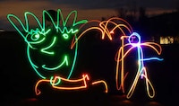 Illuminated Graffiti Image 6
