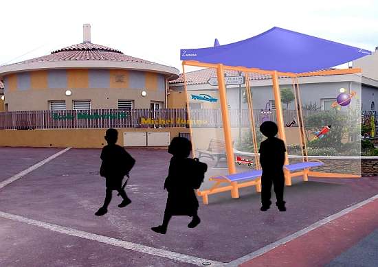 Solar-Powered Bus Stops