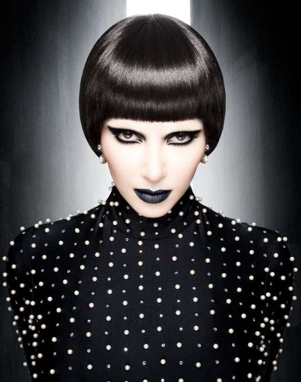 Glossy Black Bobs