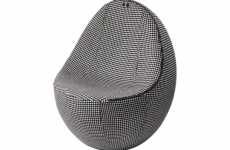Houndstooth Pod Chairs