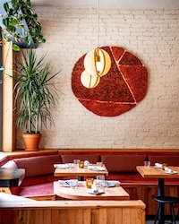 Dynamic Restaurant Wall Decor Image 2