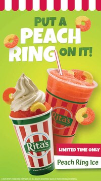 Peach-inspired Frozen Custards