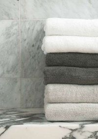 Refined Terry Bath Towels Image 2