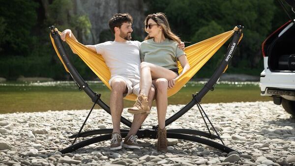 Tactical Tree-Free Hammock Stands