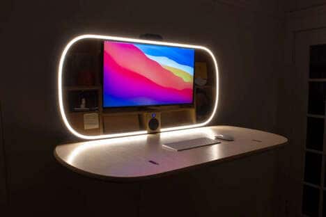 Space-Saving Foldable Desks