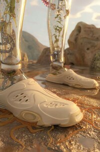 Nature-Inspired Perforated Footwear Image 2