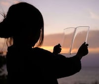 Book-Shaped Transparent Bookmarks