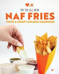 Curve-Shaped Crispy Fries