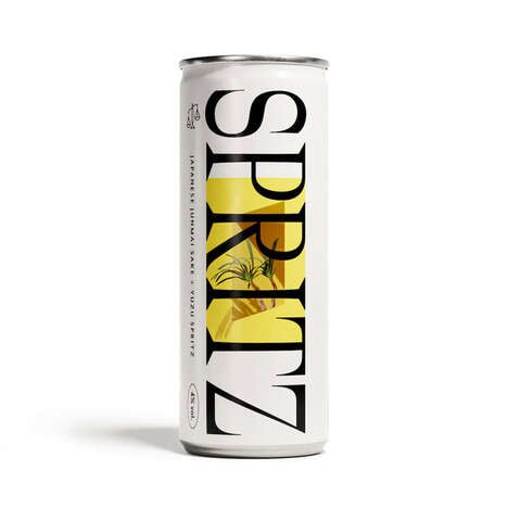 Sake-Infused Yuzu Spritzes