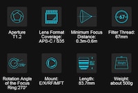 Durable Filmmaker Camera Lenses Image 2