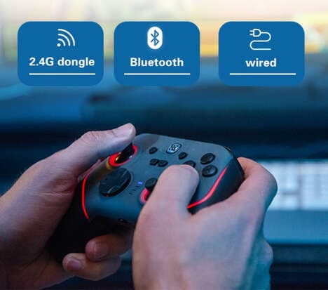 Multiplatform Low-Latency Gamepads