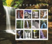 Waterfall-inspired Stamp Designs Image 1