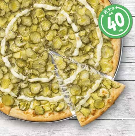 Cheesy Pickle Pizzas