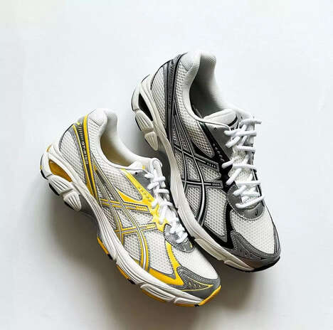 Mesh Panelled Collaborative Sneakers