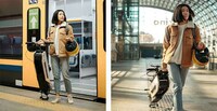 Foldable Bamboo Electric Scooters Image 3