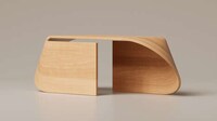 Curvaceous Bench-Style Coffee Tables Image 2