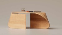 Curvaceous Bench-Style Coffee Tables Image 3