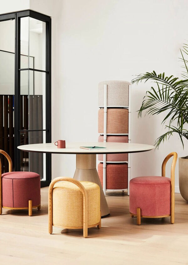 Bao-Resembling Modern Poufs Image 2