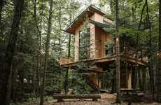 Solar Powered Luxe Treehouses