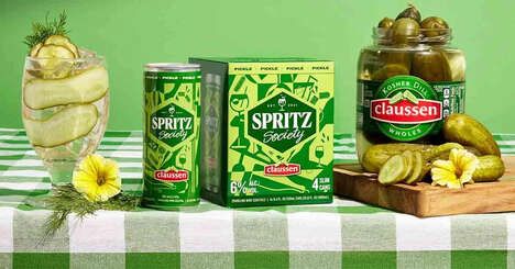Pickle-Flavored Canned Cocktails