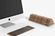 Rollable Bamboo Keyboards