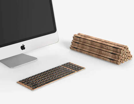 Rollable Bamboo Keyboards