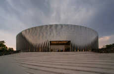 Wind-Responsive Panel Pavilions