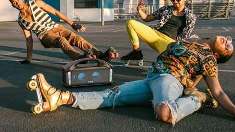Distortion-Free Party Speakers
