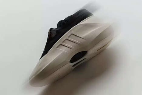Futuristic Minimal Basketball Sneakers