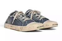 Pre-Distressed Sneaker-Inspired Mules Image 2