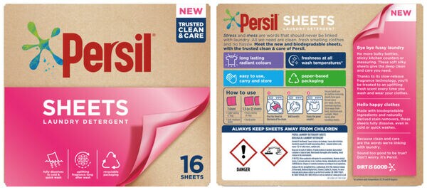 Convenient Detergent Sheets
