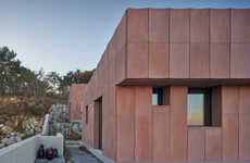Hillside Pink Tile Homes