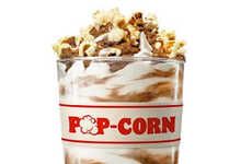 Popcorn-Topped Soft Serves