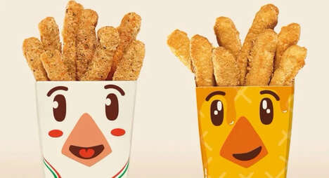 Waffle Batter-Coated Fries