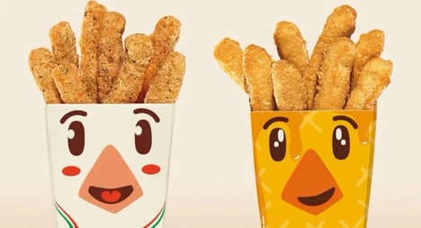 Waffle Batter-Coated Fries