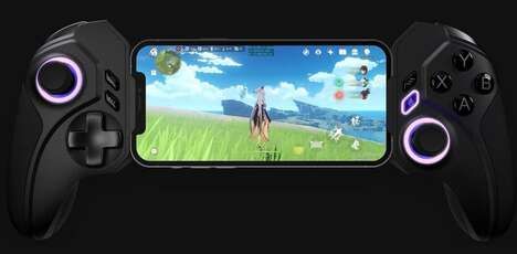 Telescoping Smartphone Gaming Controllers