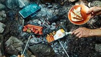 Compact Campsite Cooking Irons Image 2