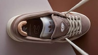 Neutral Chunky Collaborative Sneakers Image 2