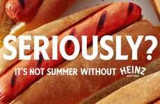 Condiment-Celebrating Hot Dog Ads