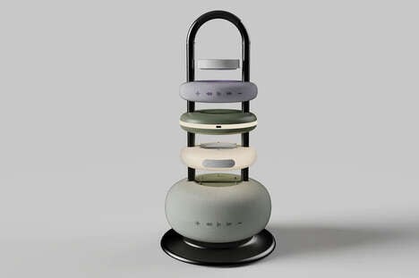 Futuristic Five-in-One Speakers