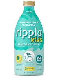 Kid-Friendly Unsweetened Plant Milks Image 1
