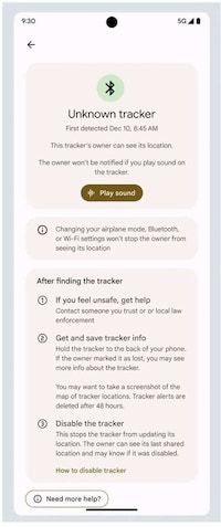 Tracker-Detecting Smartphone Updates Image 2