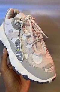 Chunky Reflective Detailed Sneakers Image 1
