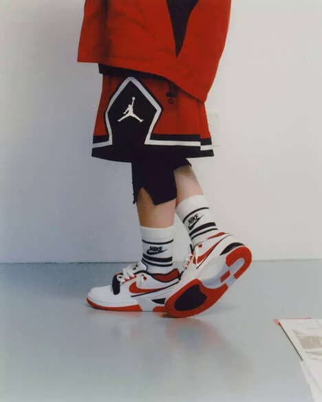 Singer-Collaborative Retro Sneakers