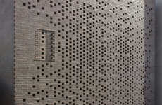 Perforated Facade Urban Home