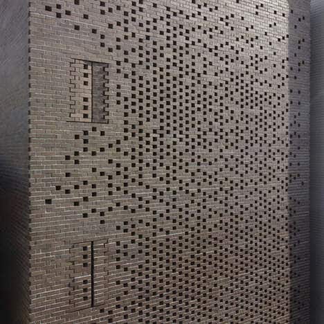 Perforated Facade Urban Home